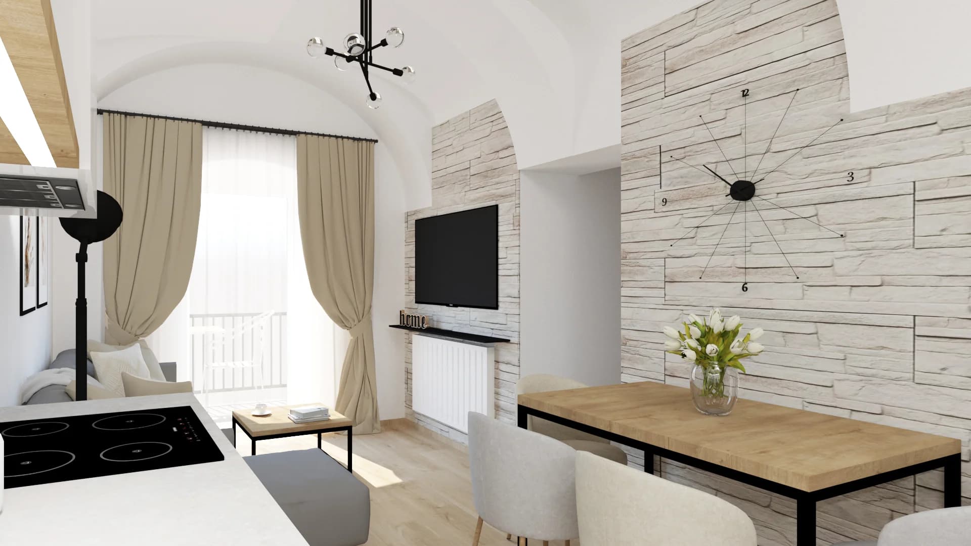 Interior, Apartment Reconstruction, Stará Ľubovňa — 5