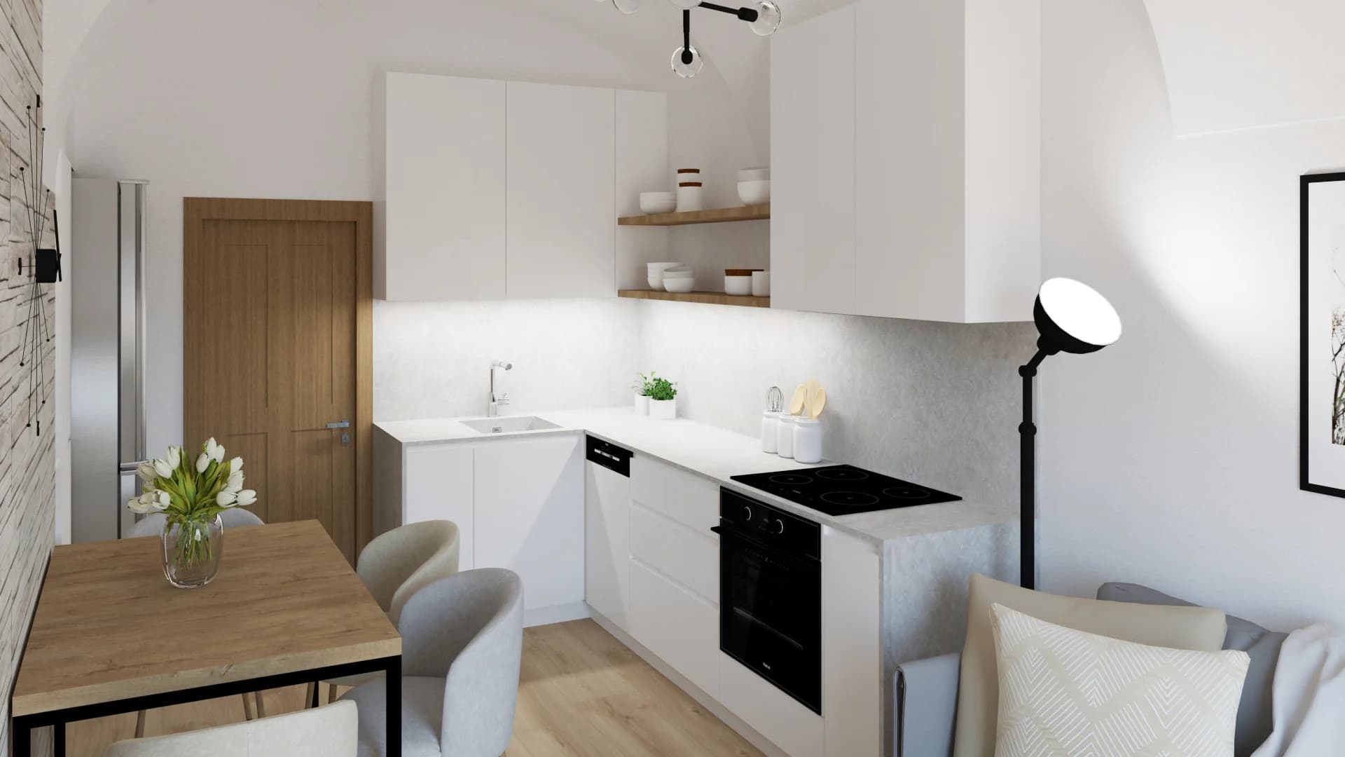 Interior, Apartment Reconstruction, Stará Ľubovňa — 6