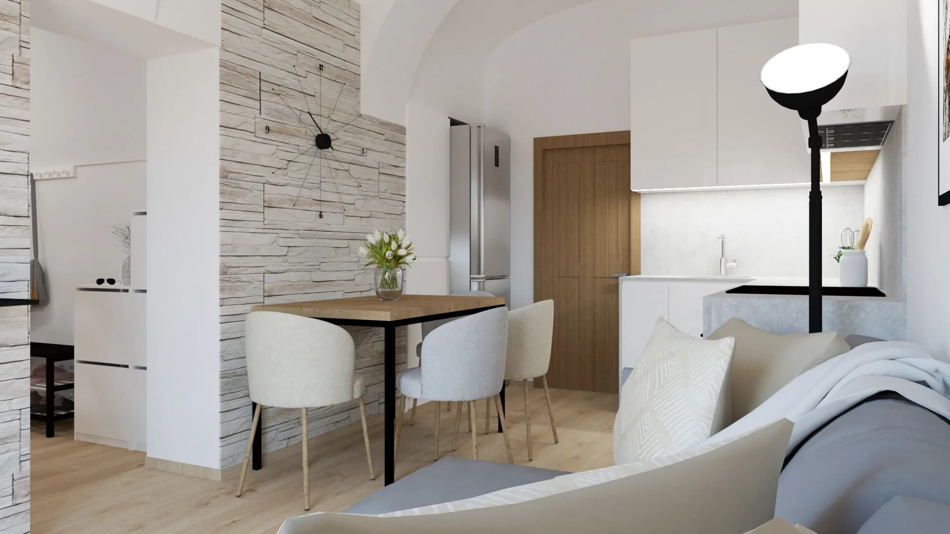 Interior, Apartment Reconstruction, Stará Ľubovňa — 7