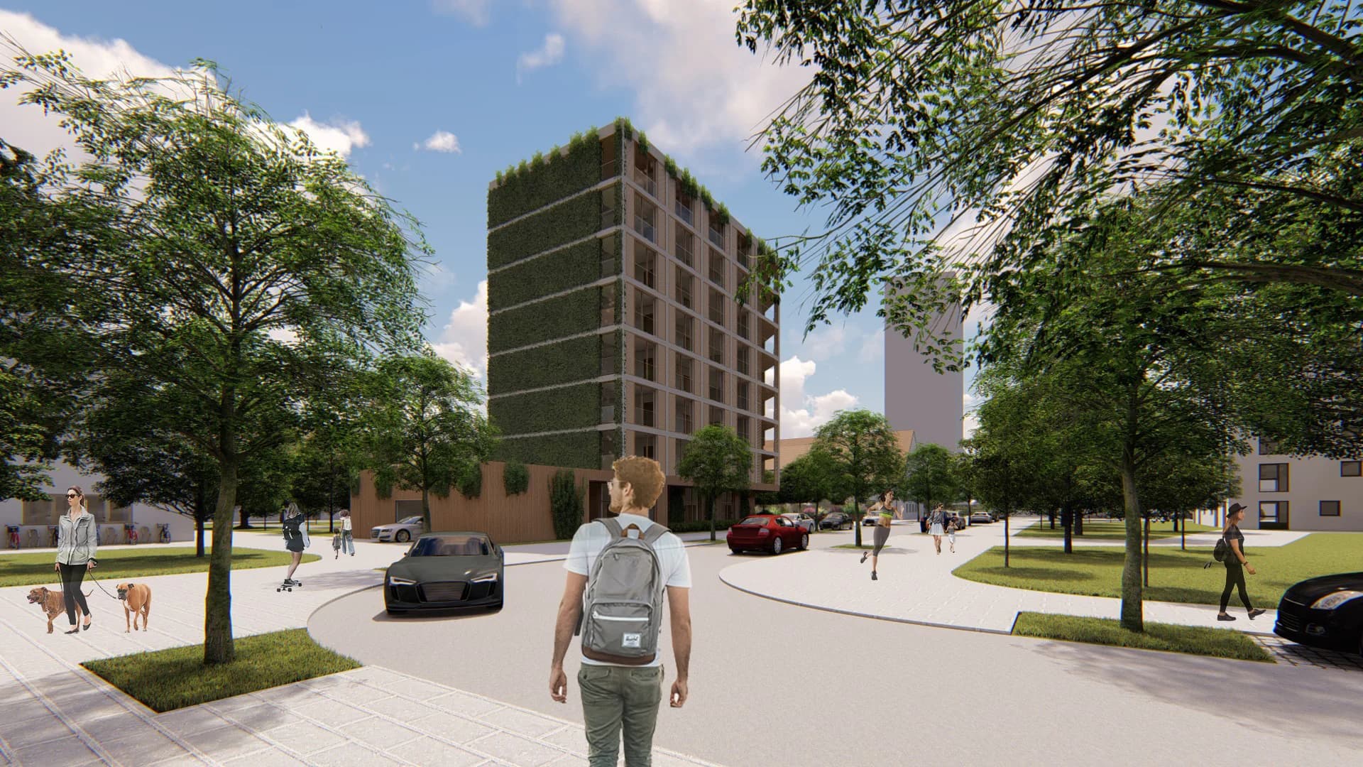 Architectural Study, Apartment Building, Munich — 6