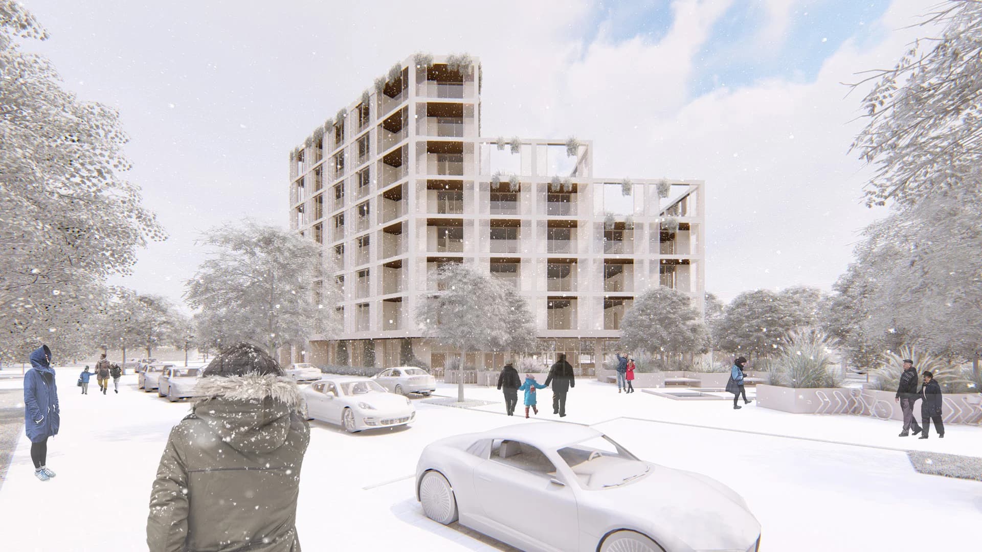 Architectural Study, Apartment Building, Munich — 12