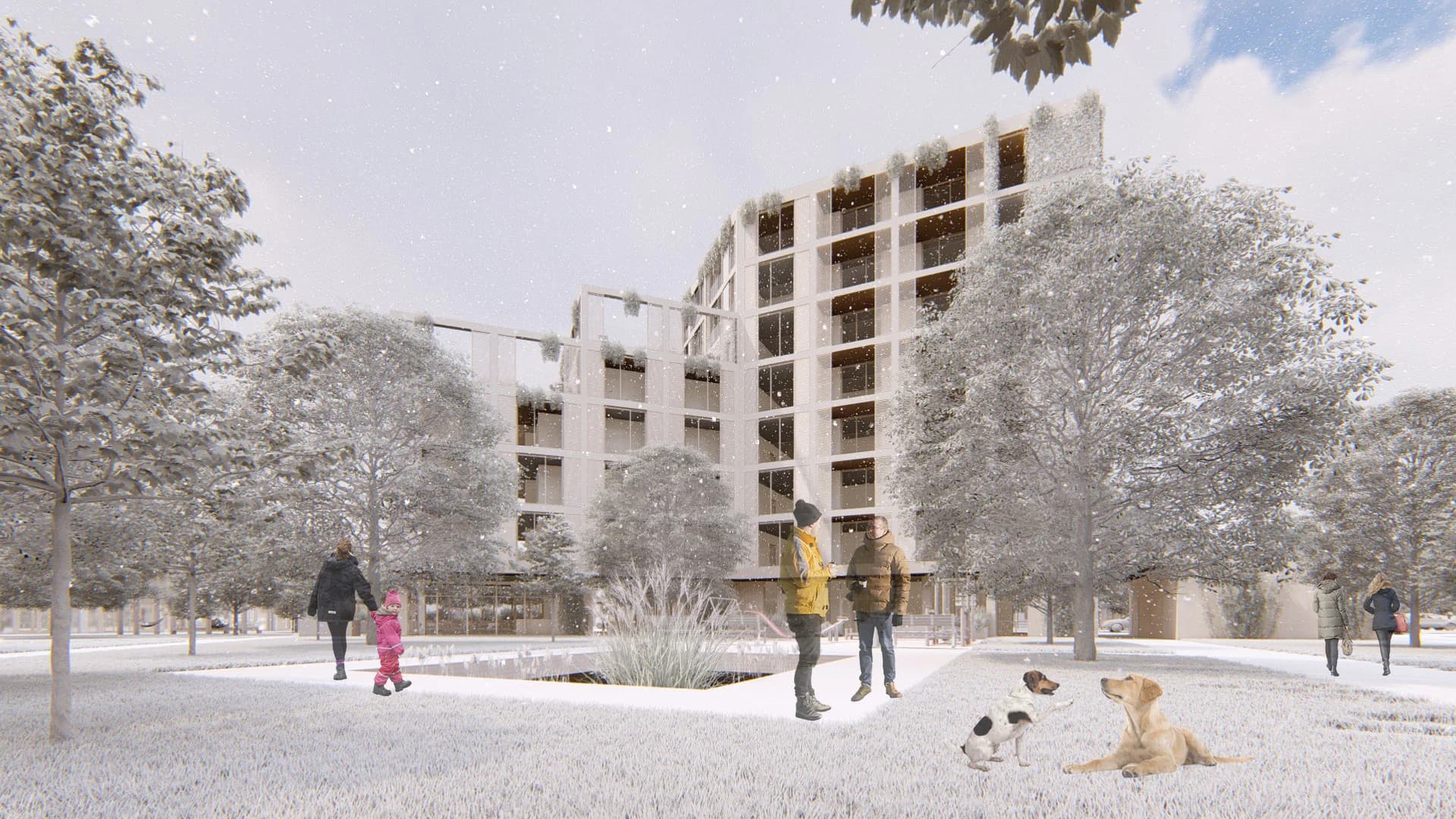 Architectural Study, Apartment Building, Munich — 24