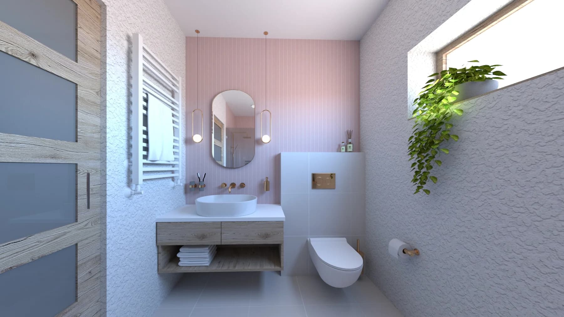 Interior, Bathroom, Nolčovo