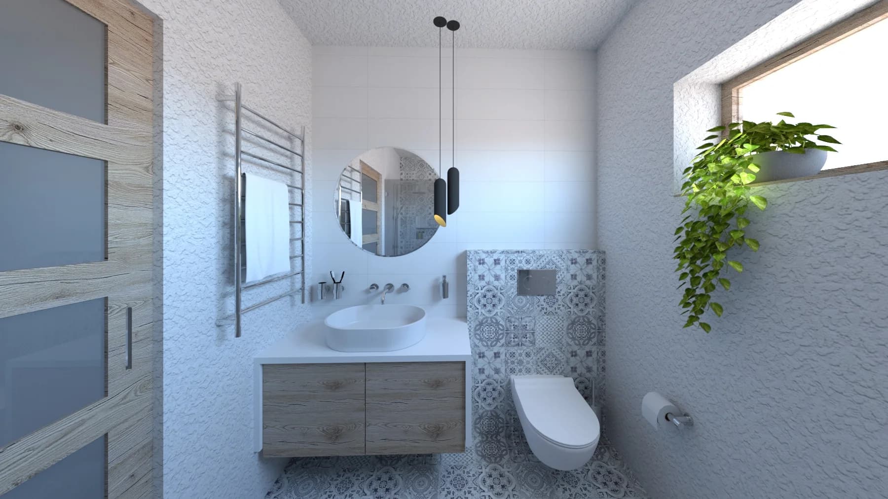 Interior, Bathroom, Nolčovo — 2