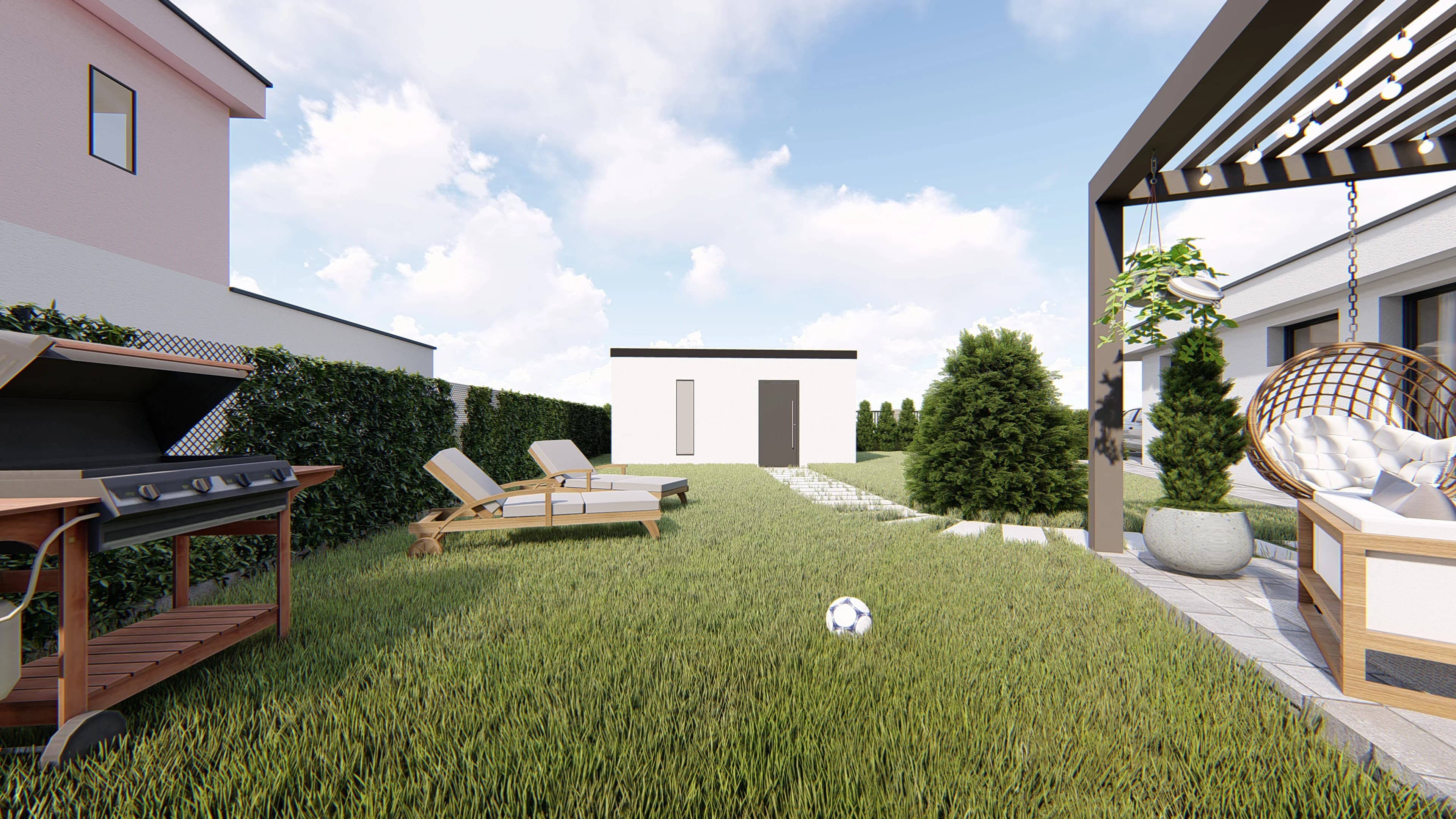 Exterior, Garden with Terrace, Senec — 4
