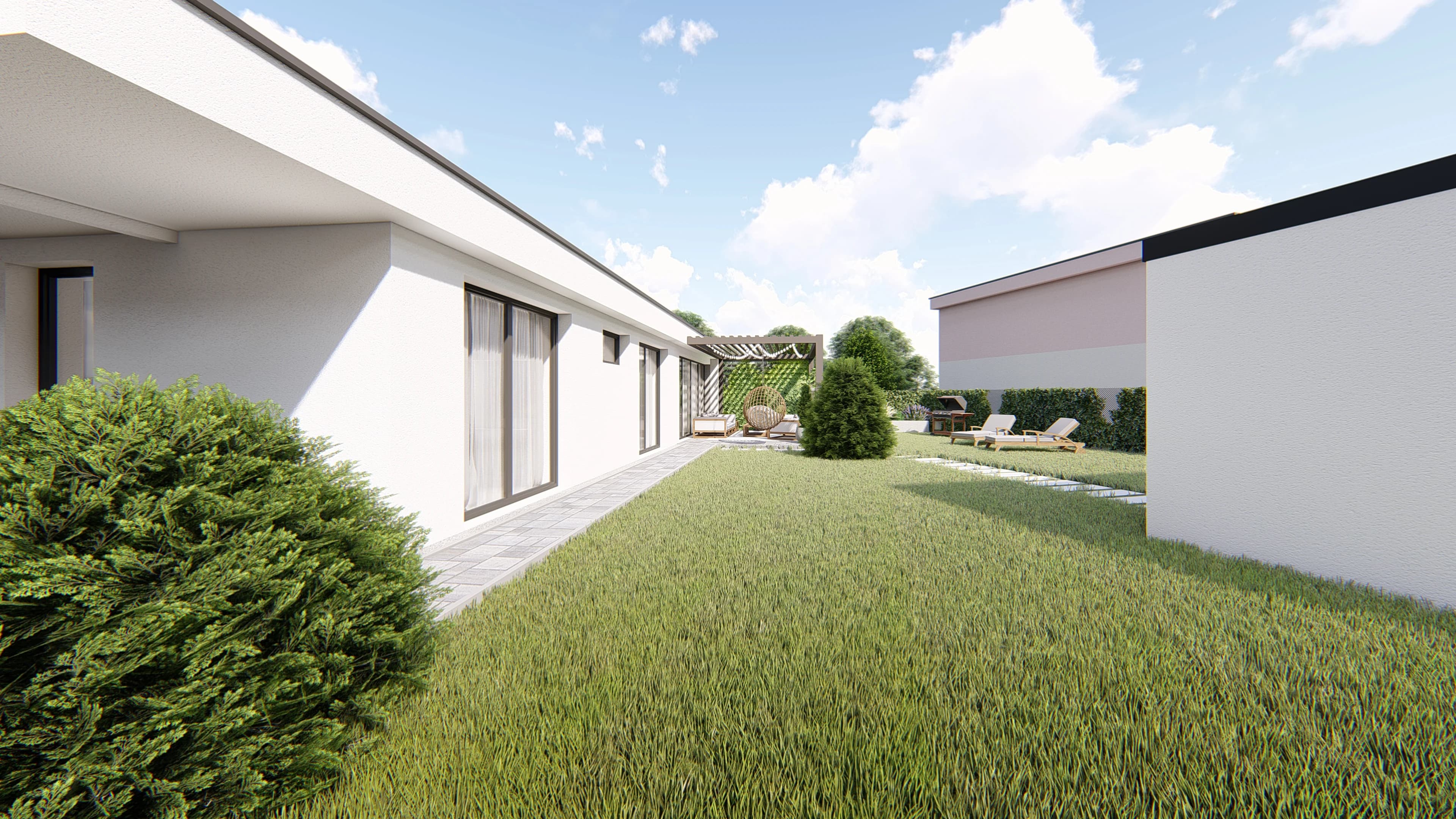 Exterior, Garden with Terrace, Senec — 5
