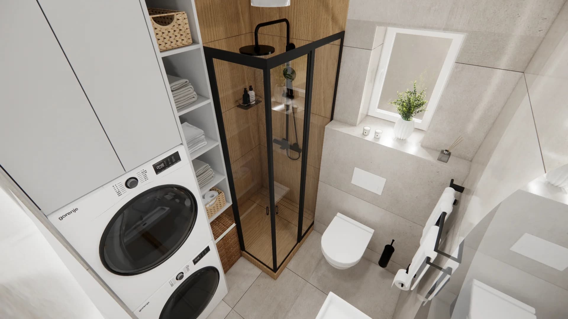 Interior, Living Room and Bathroom, Dlhá nad Oravou — 3
