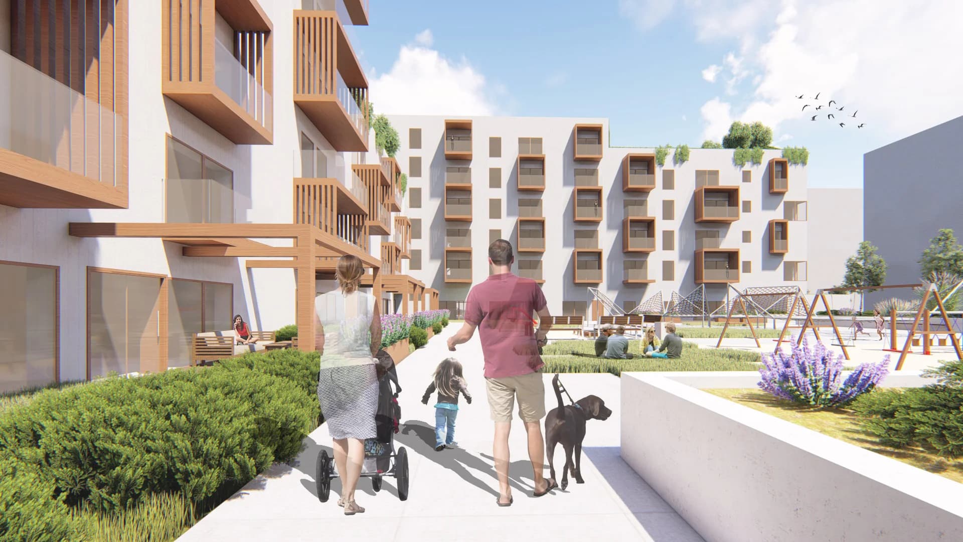 Architectural Study, Apartment Building, Bratislava — 9